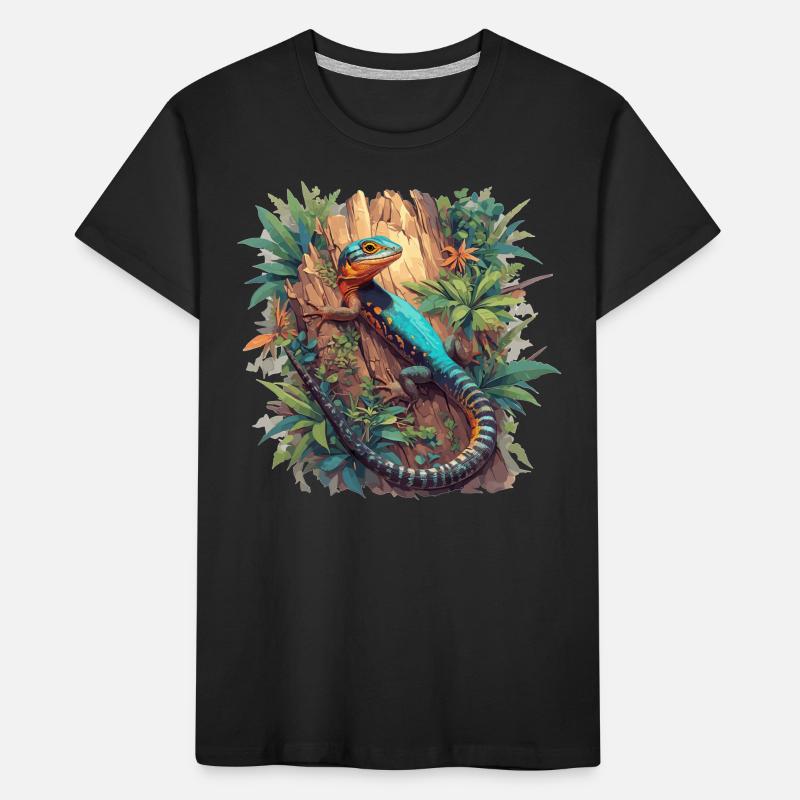 Eidechsen Eidechse Kinder Premium Bio T-Shirt