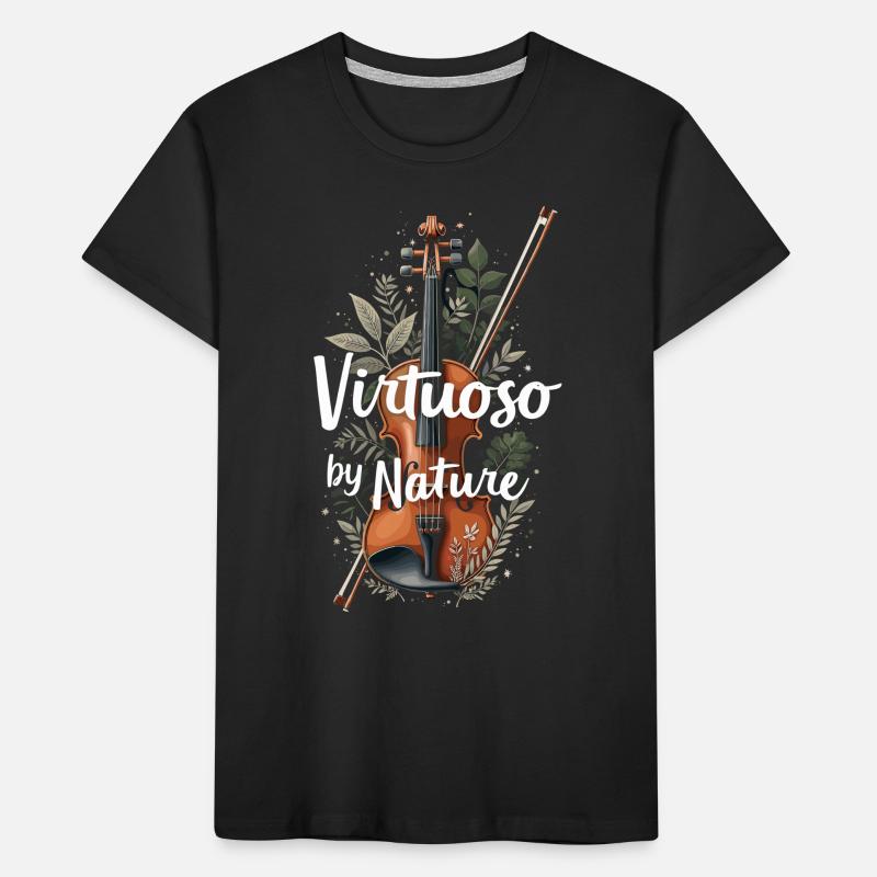 Violinists, String Instrument Musicians, Classical Music Kids' Premium Organic T-Shirt