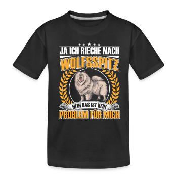 Wolfspitz : , je sens comme Keeshond - T-shirt bio Premium Enfant - noir - Devant