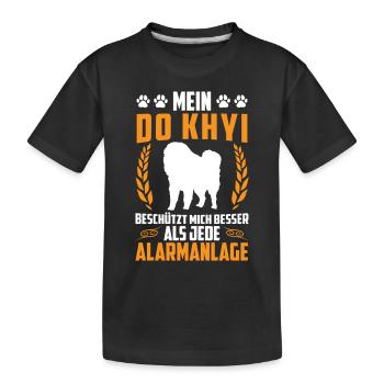 Do Khyi me protège Dogue du Tibet Dogue du Tibet - T-shirt bio Premium Enfant - noir - Devant