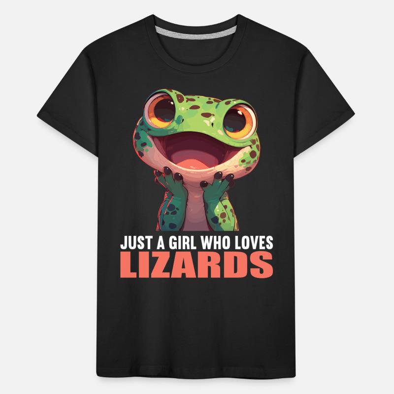 Eidechsen Eidechse Kinder Premium Bio T-Shirt