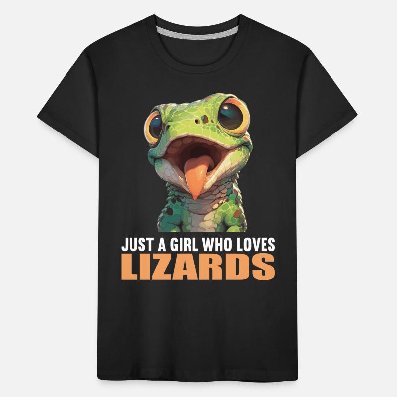 Eidechsen Eidechse Kinder Premium Bio T-Shirt