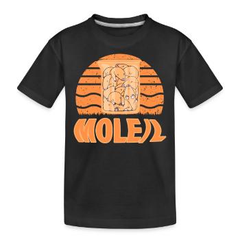 Taupe - T-shirt bio Premium Enfant - noir - Devant