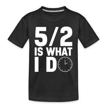 Intermittent fasting Intermittent fasting - Kids' Premium Organic T-Shirt - black - Front