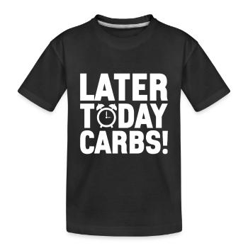 Intermittent fasting Intermittent fasting - Kids' Premium Organic T-Shirt - black - Front