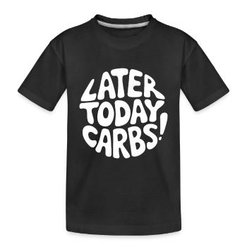 Intermittent fasting Intermittent fasting - Kids' Premium Organic T-Shirt - black - Front