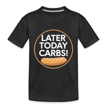 Intermittent fasting Intermittent fasting - Kids' Premium Organic T-Shirt - black - Front