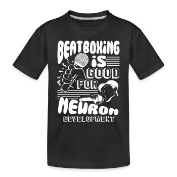 Beatboxer Beatboxing Is Good - Kids' Premium Organic T-Shirt - black - Front