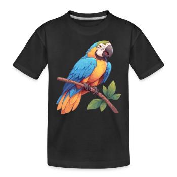 L’ère de l’ara - T-shirt bio Premium Enfant - noir - Devant