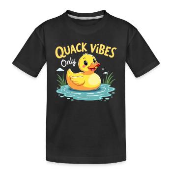 Nutztier-enten-enthusiasten Hinterhof-enten - Kinder Premium Bio T-Shirt - Schwarz - Vorne