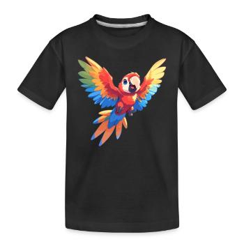 L’ère de l’ara - T-shirt bio Premium Enfant - noir - Devant