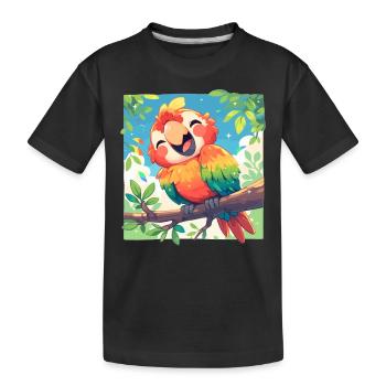 L’ère de l’ara - T-shirt bio Premium Enfant - noir - Devant