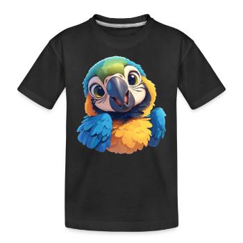 L’ère de l’ara - T-shirt bio Premium Enfant - noir - Devant