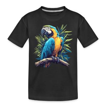 L’ère de l’ara - T-shirt bio Premium Enfant - noir - Devant