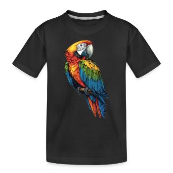 L’ère de l’ara - T-shirt bio Premium Enfant - noir - Devant