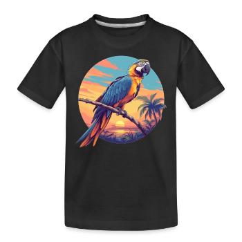 L’ère de l’ara - T-shirt bio Premium Enfant - noir - Devant