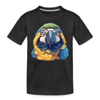 L’ère de l’ara - T-shirt bio Premium Enfant - noir - Devant