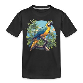 L’ère de l’ara - T-shirt bio Premium Enfant - noir - Devant