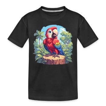 L’ère de l’ara - T-shirt bio Premium Enfant - noir - Devant