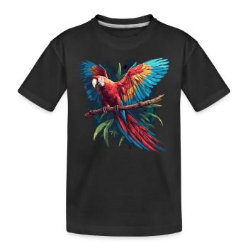 L’ère de l’ara - T-shirt bio Premium Enfant - noir - Devant