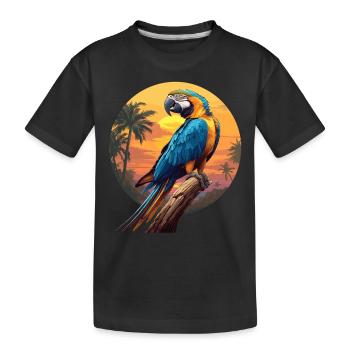 L’ère de l’ara - T-shirt bio Premium Enfant - noir - Devant