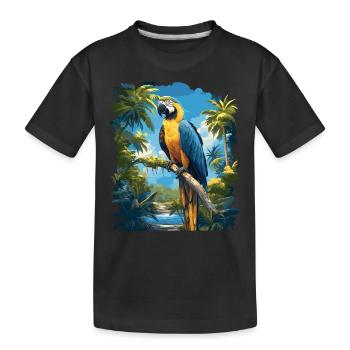 L’ère de l’ara - T-shirt bio Premium Enfant - noir - Devant