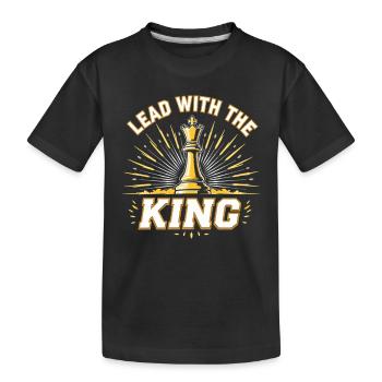 Échecs Tacticiens Stratégie Maîtres Tactique - T-shirt bio Premium Enfant - noir - Devant