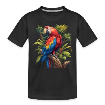 L’ère de l’ara - T-shirt bio Premium Enfant - noir - Devant