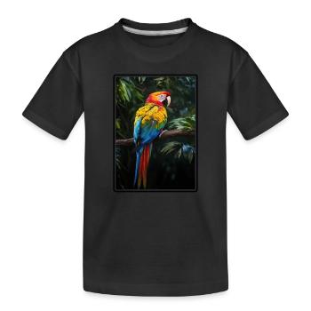 L’ère de l’ara - T-shirt bio Premium Enfant - noir - Devant
