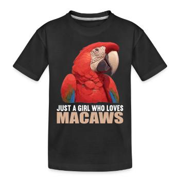 L’ère de l’ara - T-shirt bio Premium Enfant - noir - Devant