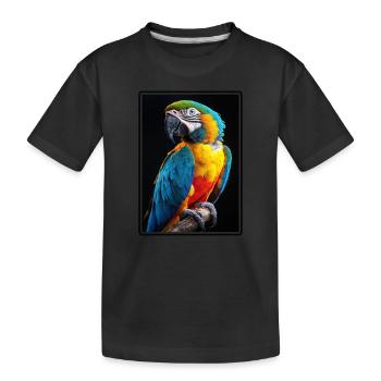 L’ère de l’ara - T-shirt bio Premium Enfant - noir - Devant