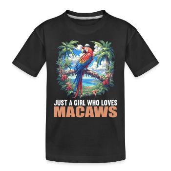 L’ère de l’ara - T-shirt bio Premium Enfant - noir - Devant