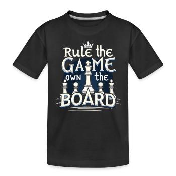 Chess Tacticians Strategy Masters Tactical - Kinder Premium Bio T-Shirt - Schwarz - Vorne