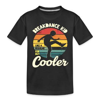 Breakdance Kid Breakdancer Retro Dance B-Boys - T-shirt bio Premium Enfant - noir - Devant
