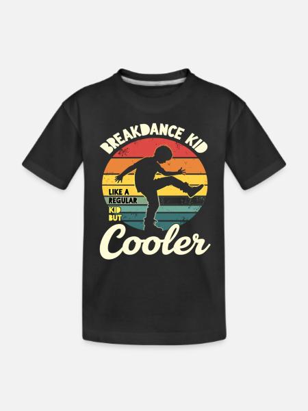 Breakdance Kid Breakdancer Retro Dance B-Boys - T-shirt bio Premium Enfant - noir
