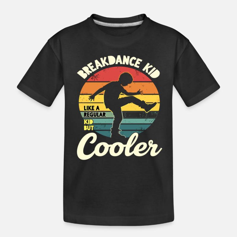 Breakdance Kid Breakdancer Retro Dance B-Boys - T-shirt bio Premium Enfant - noir
