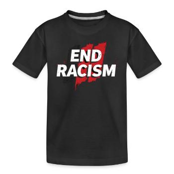 Anti-Rassismus Gleichberechtigung & Vielfalt - Kinder Premium Bio T-Shirt - Schwarz - Vorne