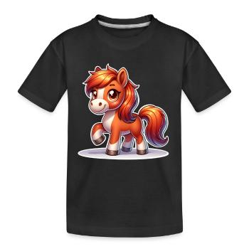 Cheval - T-shirt bio Premium Enfant - noir - Devant