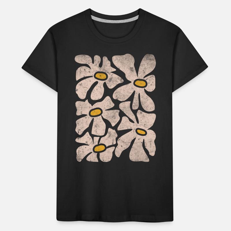 Boho Wildflowers Kinder Premium Bio T-Shirt