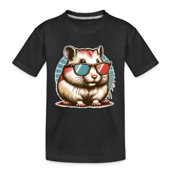 Hamster - T-shirt bio Premium Enfant - noir - Devant