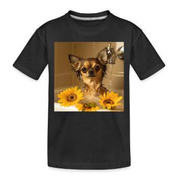 Chihuahua - Kinder Premium Bio T-Shirt - Schwarz - Vorne