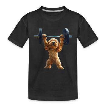 Cocker Spaniel - Kinder Premium Bio T-Shirt - Schwarz - Vorne