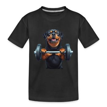 Rottweiler - Kinder Premium Bio T-Shirt - Schwarz - Vorne