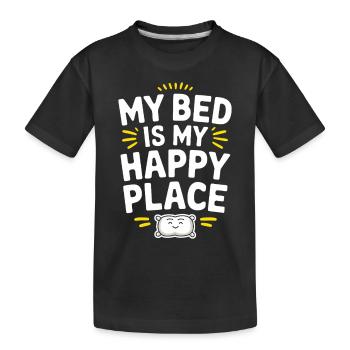 Adeptes de l’hygiène du sommeil, nuits reposantes, - T-shirt bio Premium Enfant - noir - Devant