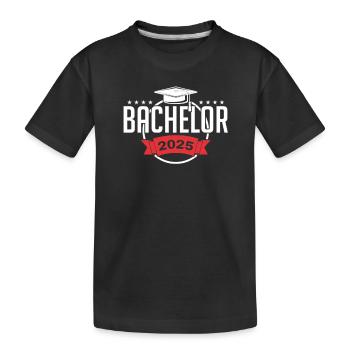 Baccalauréat 2025 Graduation Graduation - T-shirt bio Premium Enfant - noir - Devant