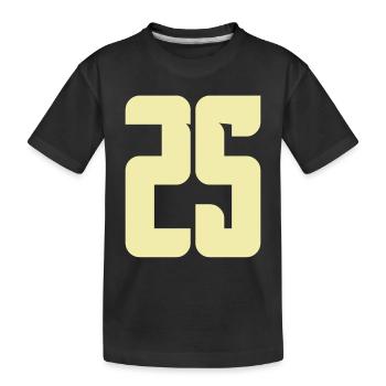 25 - Kids' Premium Organic T-Shirt - black - Front