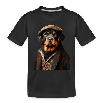 Rottweiler - Kinder Premium Bio T-Shirt - Schwarz - Vorne