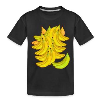 Banane Banane Fruit Fruit Exotique - T-shirt bio Premium Enfant - noir - Devant