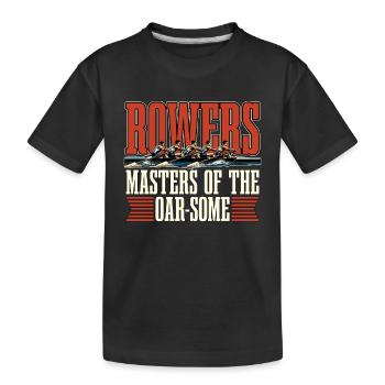 Rameurs d’eau Maîtres de la rame - T-shirt bio Premium Enfant - noir - Devant