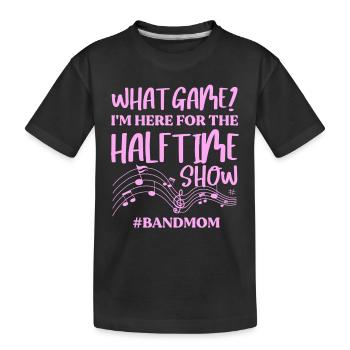 Pour quel match je suis ici : le spectacle de la mi-temps Marching - T-shirt bio Premium Enfant - noir - Devant
